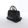 Saint Laurent Paris Baby Cabas Leather Handbag in Black 372087 Secondhand