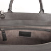 Saint Laurent Cabas Rive Gauche Leather x Suede 2Way Handbag in Dark Gray 436620 Secondhand