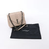 Saint Laurent Paris College Monogramme Leather Chain Crossbody Bag in Beige 428056 Secondhand