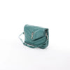 Secondhand Saint Laurent Paris Loulou Puffer Leather Chain Crossbody Bag in Green 467072
