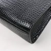 Saint Laurent Paris Manhattan Mock Croc Shoulder bag in Black 579271 Secondhand