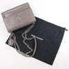 Saint Laurent Paris Sunset Medium Mock Croc Shoulder Bag in Gray 442906 Secondhand
