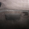 Saint Laurent Paris Sunset Medium Mock Croc Shoulder Bag in Gray 442906 Secondhand
