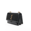 Saint Laurent Paris Sunset Small Patent Leather Crossbody Bag in Black 441972 Secondhand