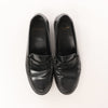 Secondhand Saint Laurent Paris YSL Monogram Le Loafer Leather in Black, Size 40 EU