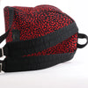 Saint Laurent Paris Leopard Hunting Canvas x Leather Backpack in Red x Black 326865 Secondhand