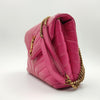 Saint Laurent Loulou bag in fuchsia quilted leather