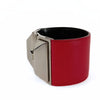 Saint Laurent Collier de Chien red leather bracelet