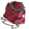 Stella McCartney Mini Falabella fuchsia glitter shoulder bag