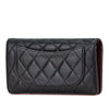 Secondhand Chanel CC Quilted Caviar Long Wallet