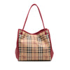 Burberry Small Haymarket Check Coated Canvas Canterbury Tote Secondhand