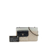 Chanel CC Tricolor Quilted Goatskin Multi Pocket Wallet On Chain Secondhand