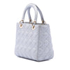 Secondhand Dior Medium Pearlescent Lambskin Cannage Lady Dior