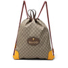 Gucci GG Supreme Neo Vintage Drawstring Backpack Secondhand