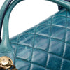 Chanel Medium Glazed Calfskin Castle Rock Top Handle Flap Secondhand