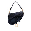 Secondhand Dior Canvas Embroidered Camouflage Saddle Bag