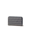 Fendi Zucchino Canvas Zip Around Long Wallet Secondhand