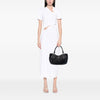 Prada Vitello Daino Trimmed Tessuto Handbag Secondhand