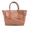Prada Glace Calf Twin Pocket Satchel Secondhand