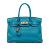 Hermès Clemence Birkin Retourne 30 Secondhand