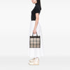 Secondhand Burberry House Check Canvas Tote