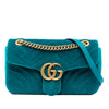 Gucci Medium GG Marmont Matelasse Velvet Shoulder Bag Secondhand