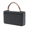 Celine Triomphe Coated Canvas Box Top Handle Bag Secondhand