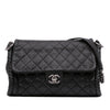 Chanel CC Quilted Washed Lambskin Studded Flap Secondhand