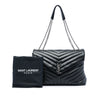 Saint Laurent Large Matelasse Calfskin Monogram LouLou Shoulder Bag Secondhand