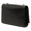 Saint Laurent Small Croc Embossed Leather Monogram Kate Tassel Crossbody Secondhand