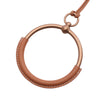 Hermès Swift and Stainless Steel Loop Grand Pendant Necklace Secondhand