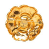 Secondhand Chanel Gold Plated Camellia Brooch