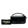 Fendi Calfskin and Patent Baguette Phone Pouch Satchel Secondhand