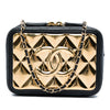 Chanel Mini CC Quilted Lambskin and Golden Plate Vanity Crossbody Secondhand