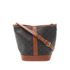 Celine Small Triomphe Coated Canvas Bucket Bag Secondhand