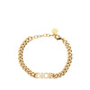Dior Dior Revolution Gold Plated Crystal Chain Bracelet Secondhand