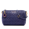 Secondhand Miu Miu Matelasse Nappa Crystal Charm Shoulder Bag