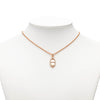 Hermès Mini Rose Gold Plated Maillon Pendant Necklace Secondhand