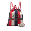 Gucci Canvas Sylvie Baiadera Web Drawstring Backpack Secondhand