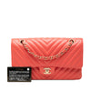 Chanel Medium Classic Chevron Lambskin Double Flap Secondhand