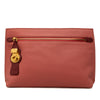 Burberry Bicolor Leather Pendleton Clutch Secondhand