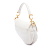 Secondhand Dior Mini Oblique Embroidered Canvas Saddle Bag