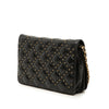 Secondhand Chanel CC Lambskin Studded Diamond Stitch Wallet On Chain