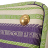 Prada Small Canvas Canapa Striped Logo Tote Secondhand
