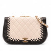 Chanel Small Bicolor Calfskin Braided Chic Flap Secondhand