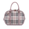 Burberry Small Haymarket Check Coated Canvas Orchard Bowling Bag Secondhand