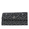 Chanel Camellia Leather Long Wallet Secondhand