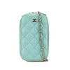 Chanel CC Quilted Caviar Zip Phone Case Secondhand
