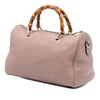 Gucci Medium Calfskin Bamboo Shopper Boston Bag Secondhand