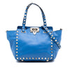 Valentino Mini Leather Rockstud Trapeze Satchel Secondhand